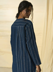 Cobalt Round Shirt Set