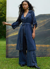 Cobalt Trench Bralette Set