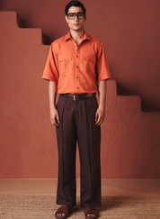 Coffee Buta Baggy Pants