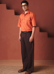 Coffee Buta Baggy Pants