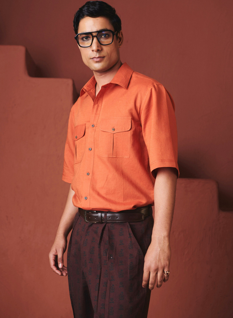 Coffee Buta Baggy Pants