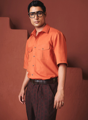 Coffee Buta Baggy Pants