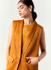 Collared Waistcoat Set