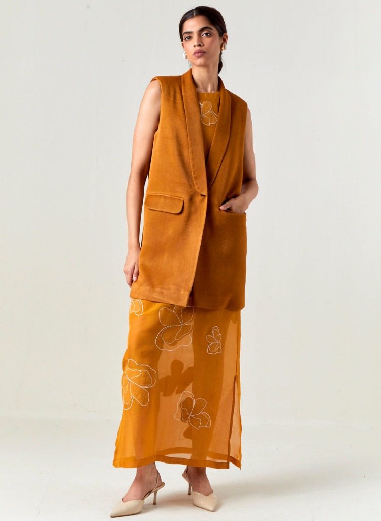 Collared Waistcoat Set