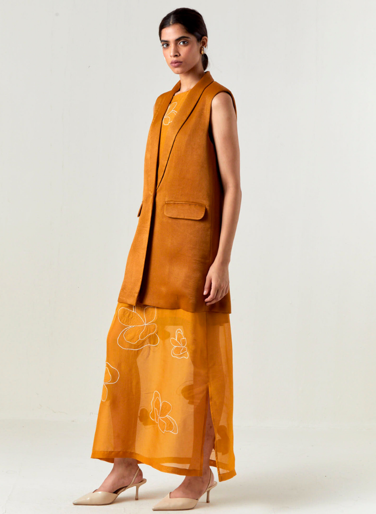 Collared Waistcoat Set