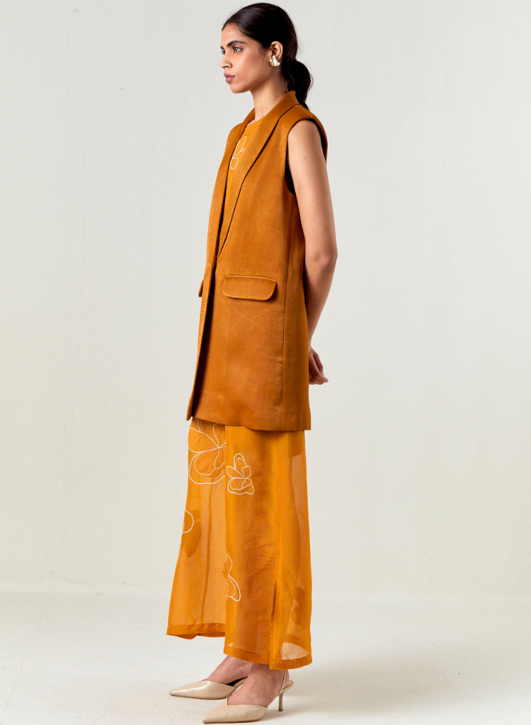 Collared Waistcoat Set