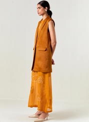 Collared Waistcoat Set