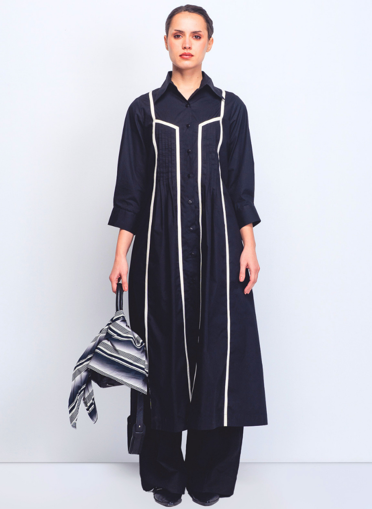 Column Shirt Dress