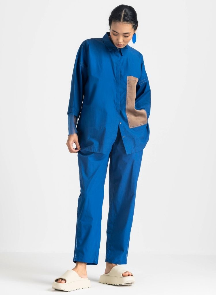 Contrast Detail Shirt