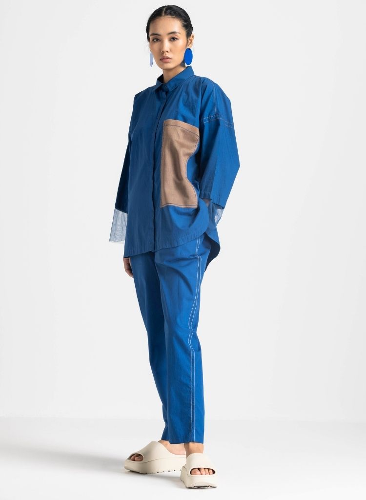 Contrast Detail Shirt