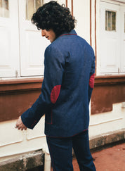 Contrast Piping Jacket