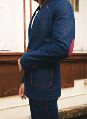 Contrast Piping Jacket