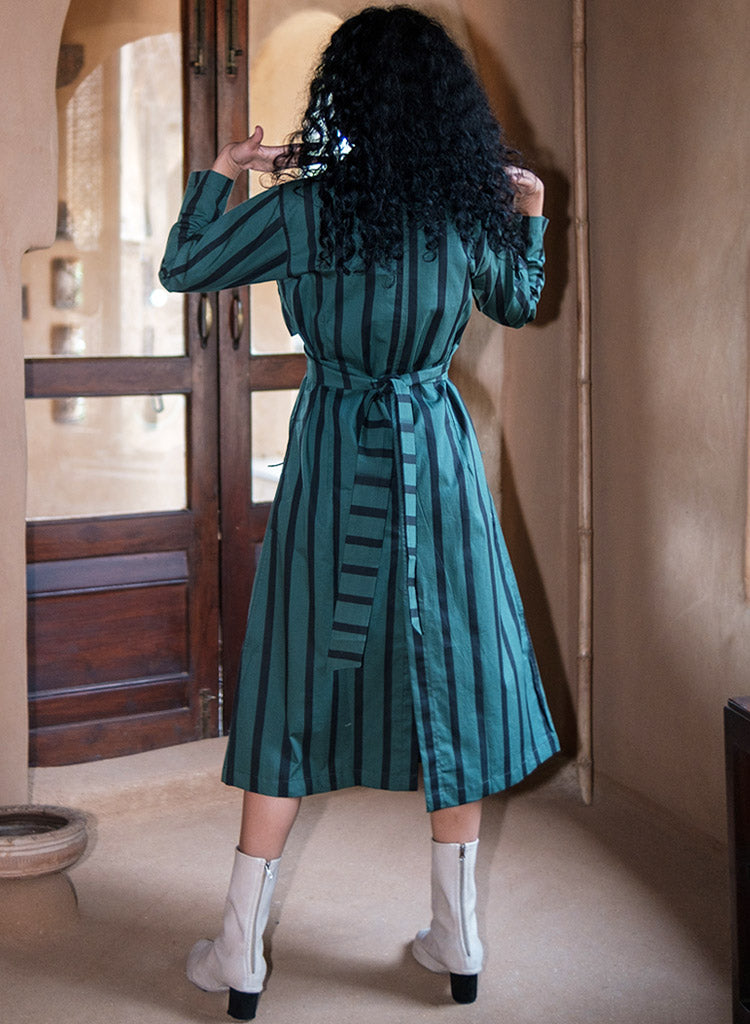 Copenhagen Stripe Trench