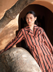 Copenhagen Stripe Trench