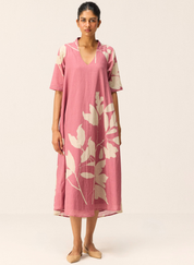 Coral Meadow Dress