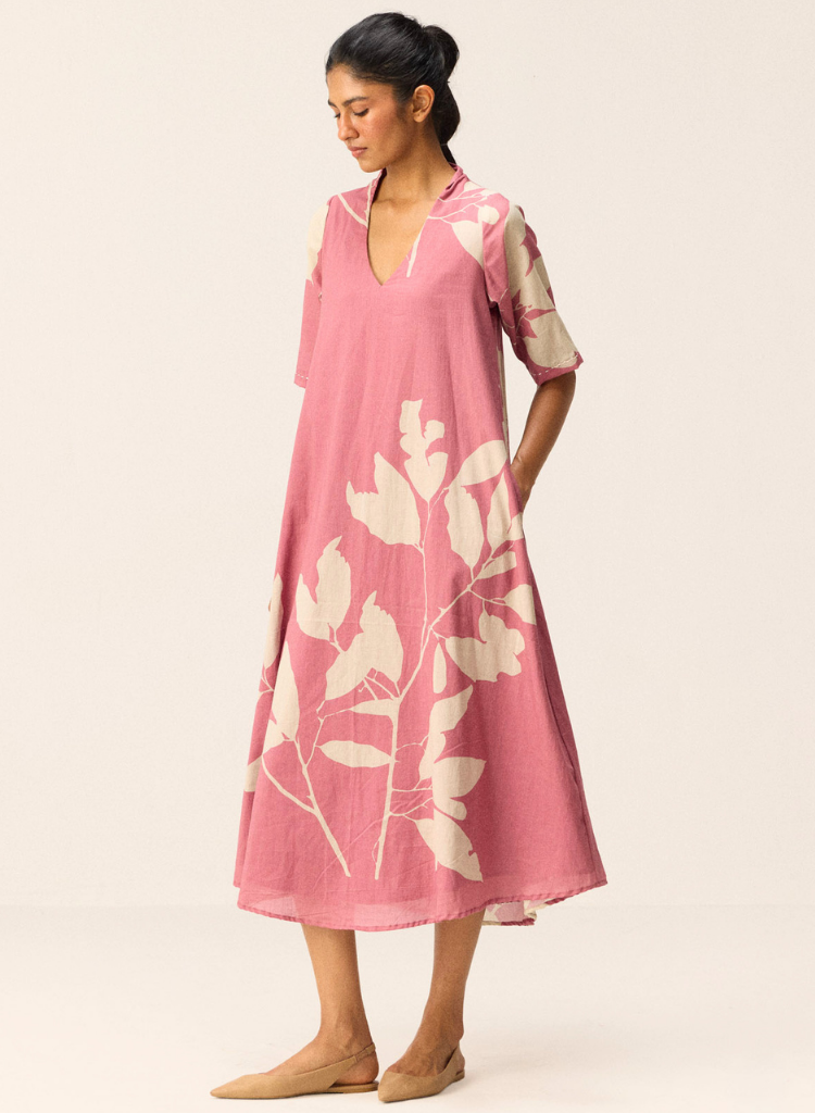 Coral Meadow Dress