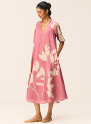 Coral Meadow Dress