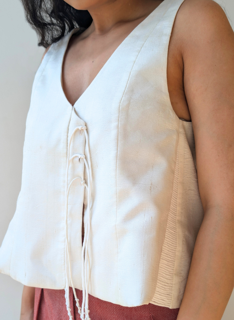 Cord Silk Vest