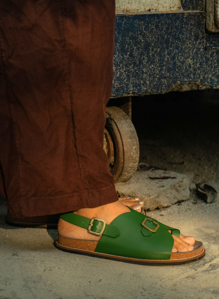 Cork Envelope Sandals