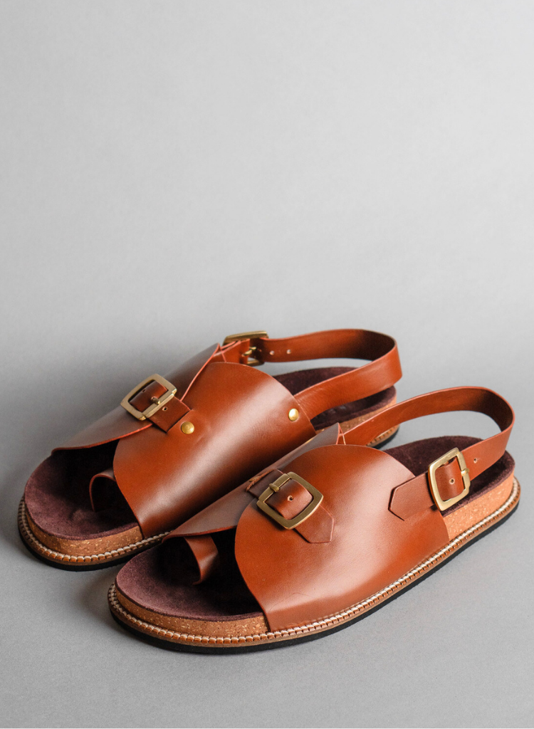 Men's Cork Envelope Sandals