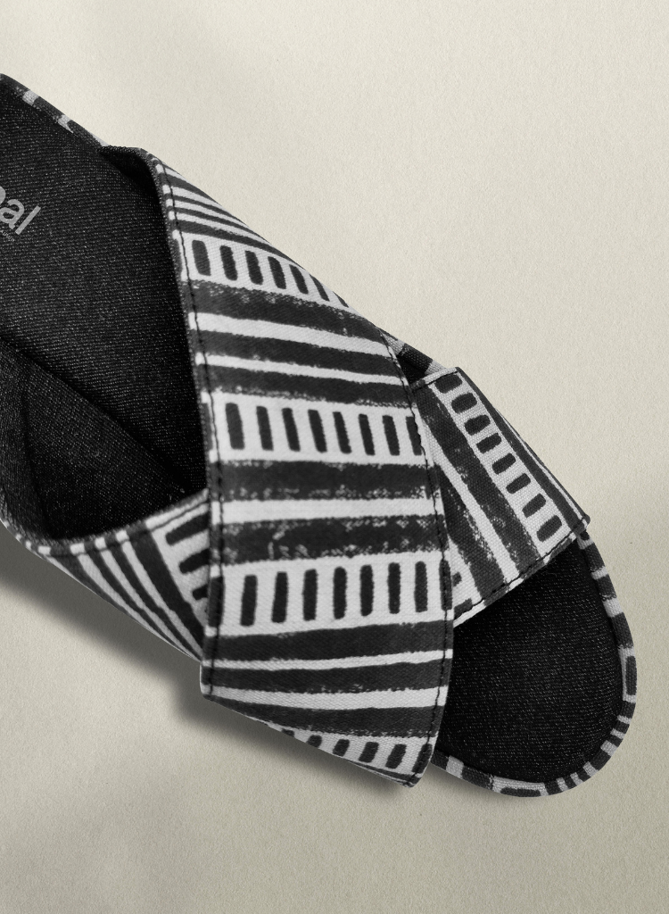 Block Print Criss Cross