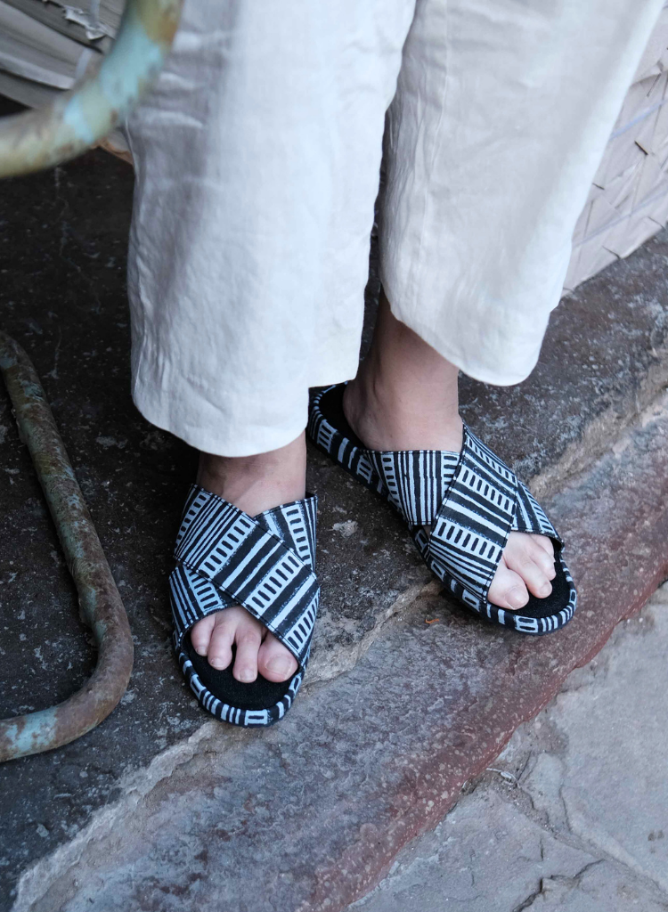 Block Print Criss Cross