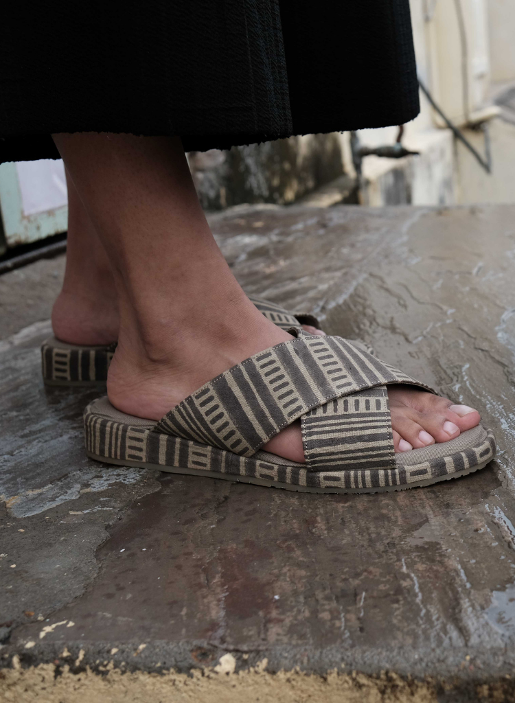 Block Print Criss Cross