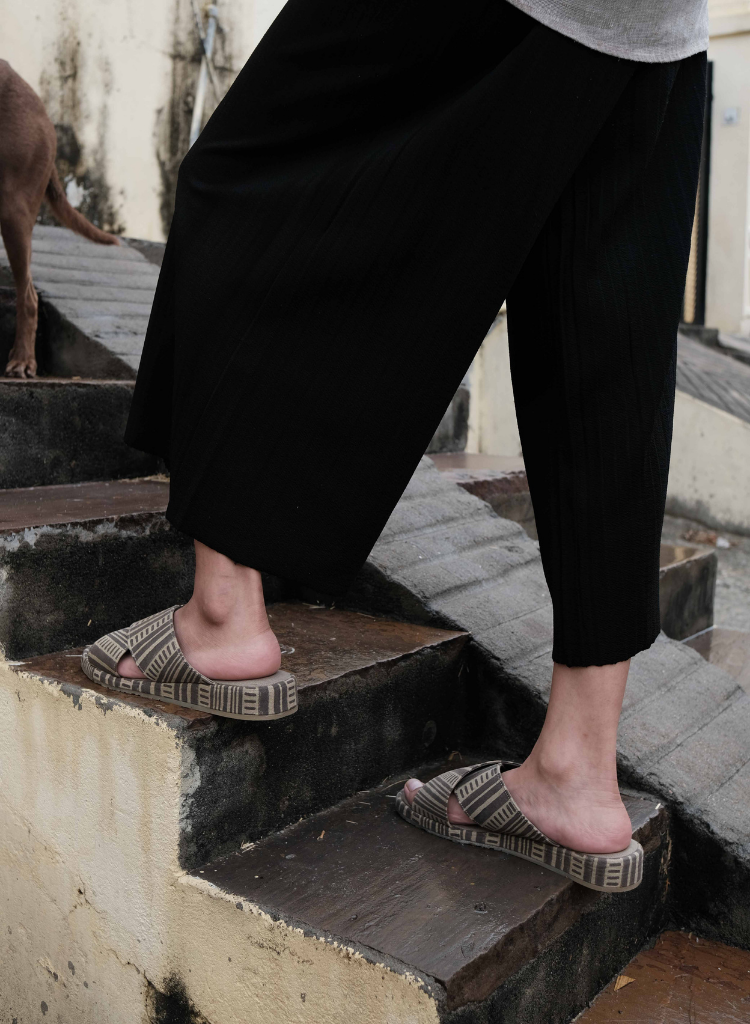 Block Print Criss Cross