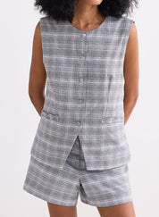 Cotton Tweed Vest