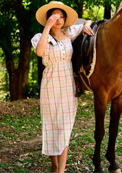 Crayon Side Slit Dress