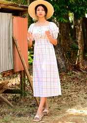 Crayon Side Slit Dress