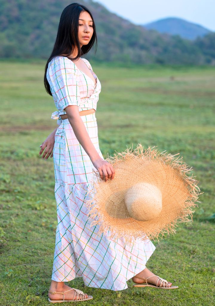 Crayon Gathered Skirt