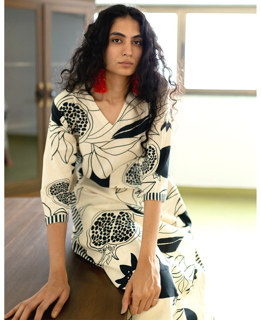 Pomegranate Kurta Set