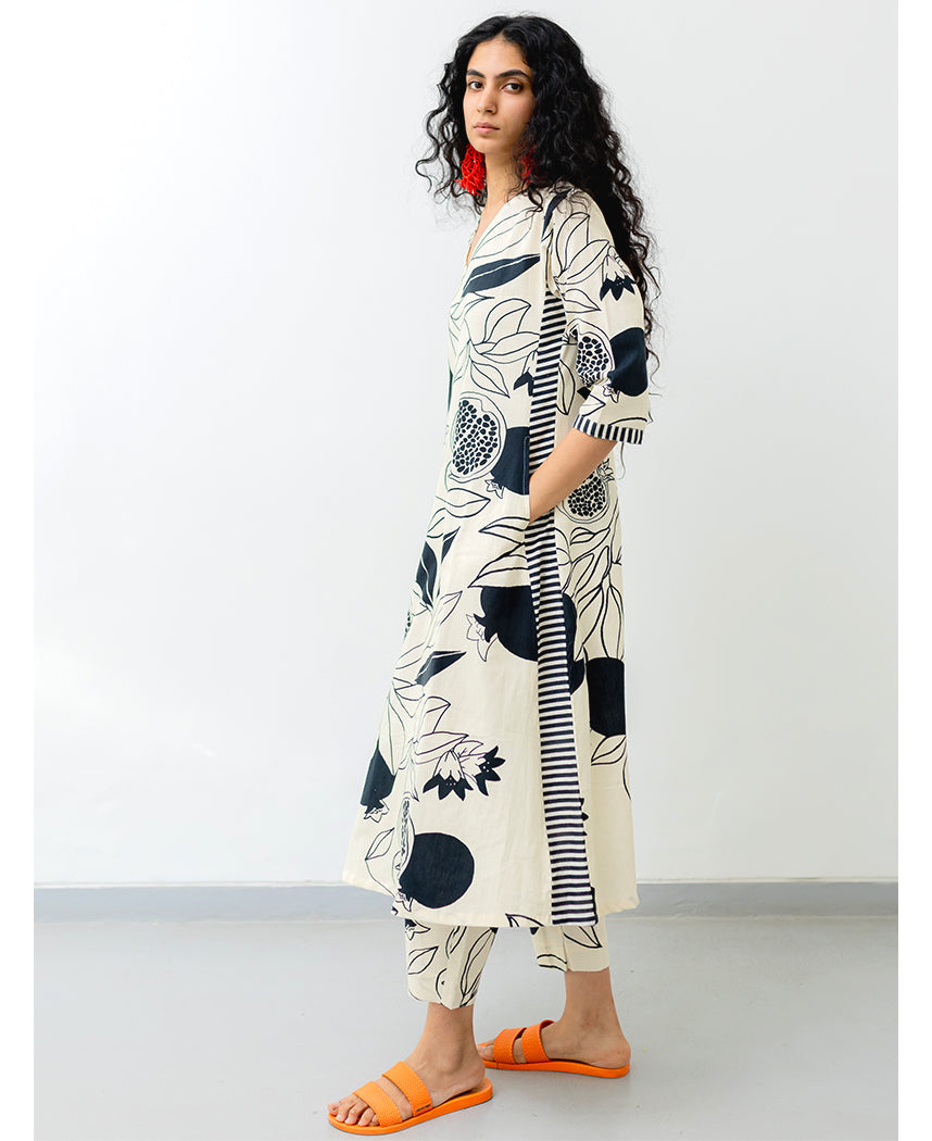 Pomegranate Kurta Set