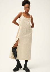 Cream Snowy Dress