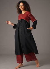 Crimson Alloy Dress Set