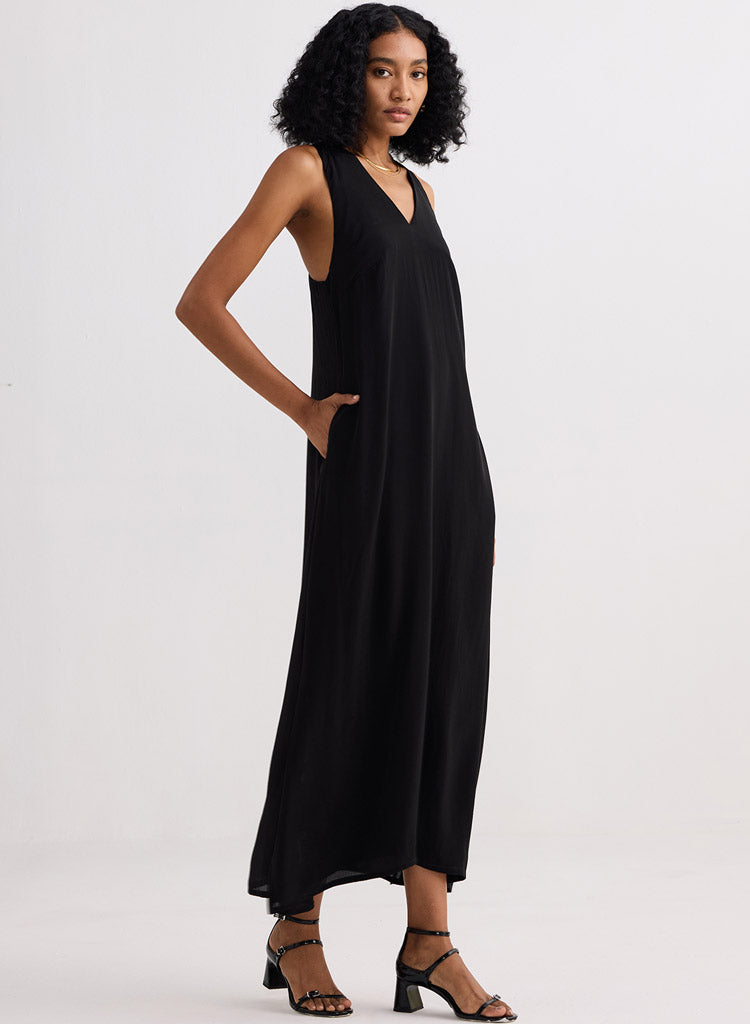 Crossback Maxi Dress