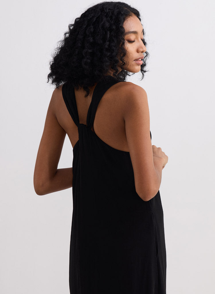 Crossback Maxi Dress