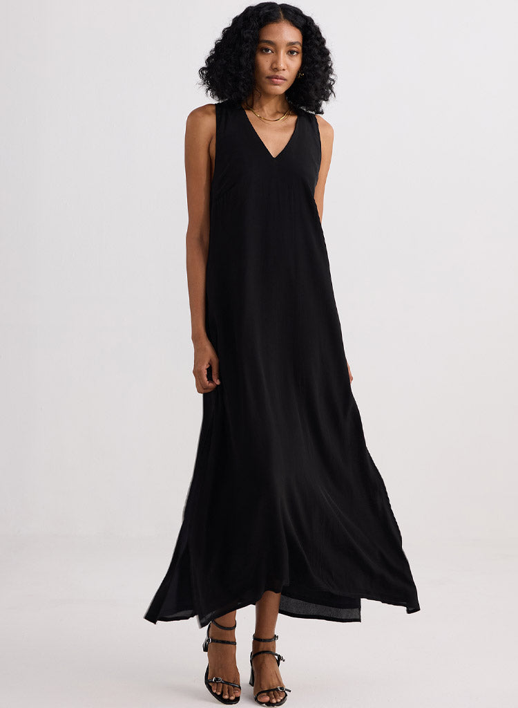 Crossback Maxi Dress