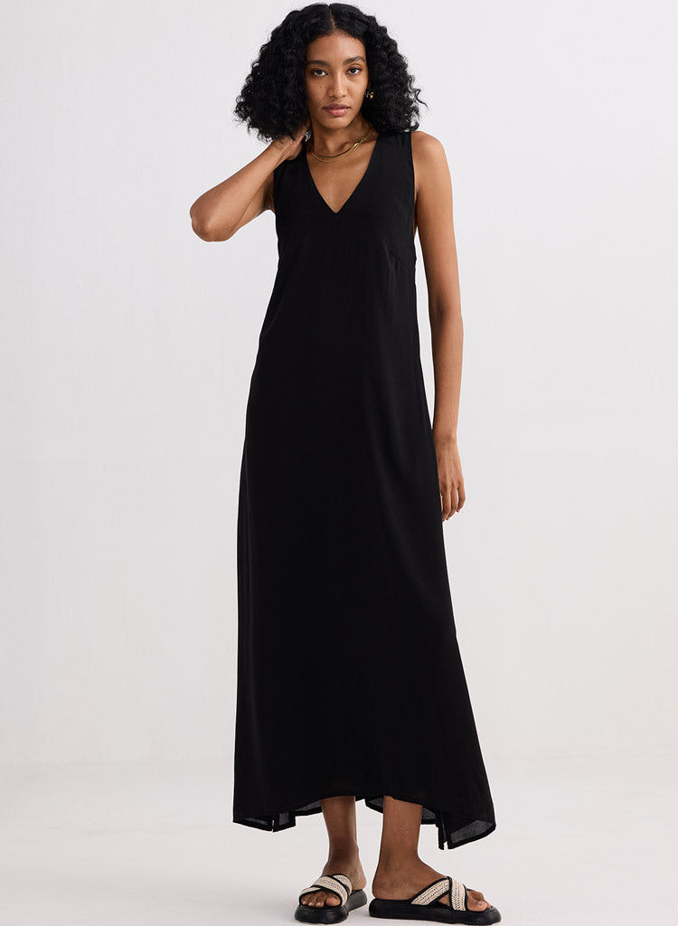 Crossback Maxi Dress