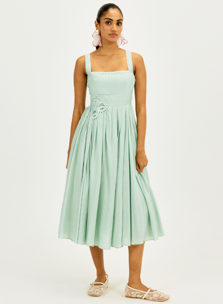 Cuna Pleated Dress