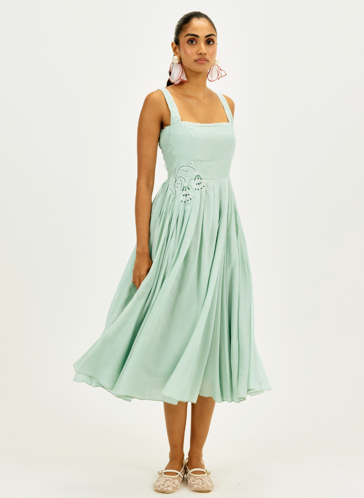 Cuna Pleated Dress