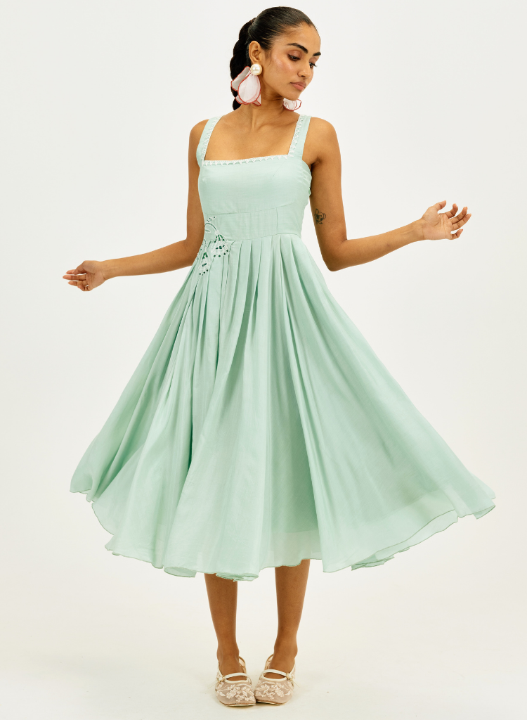 Cuna Pleated Dress