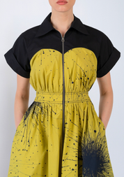 Cup Zipper Dress