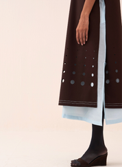 Cutout Double Layer Dress