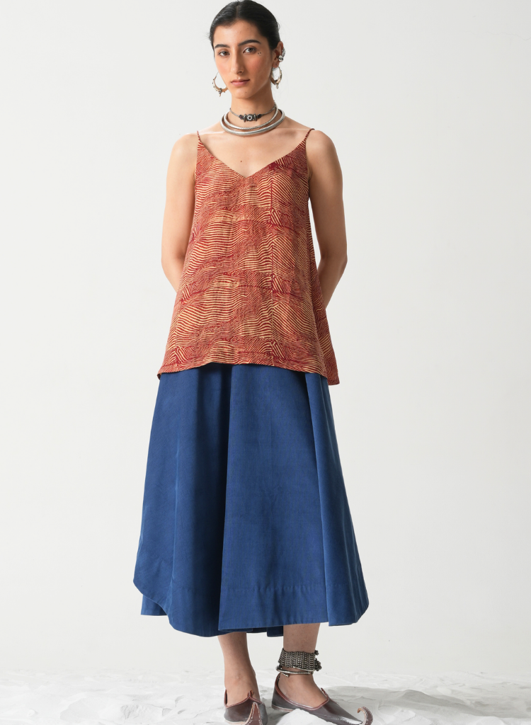 Daene Hand Printed Top