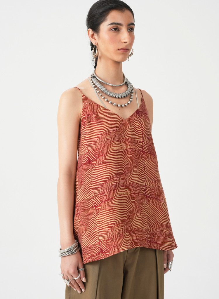 Daene Hand Printed Top