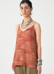 Daene Hand Printed Top