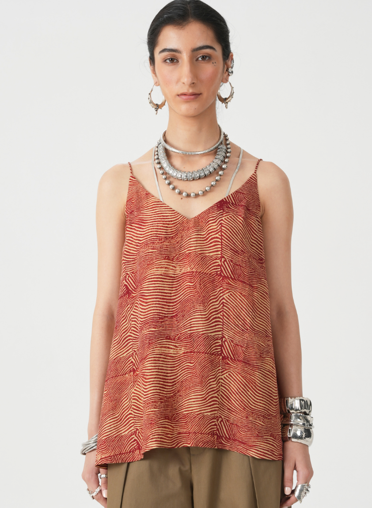 Daene Hand Printed Top