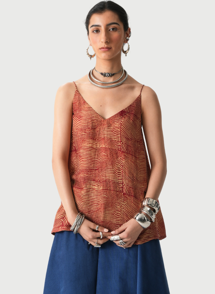 Daene Hand Printed Top